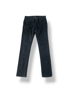 [Jordache] Black Skinny Jeans w Rhinestone Bow Pockets